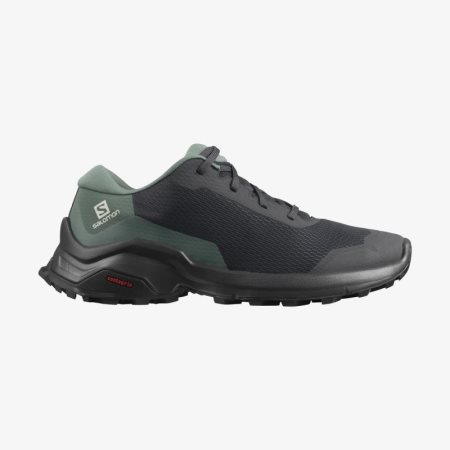 Salomon X REVEAL Womens Hiking Shoes Black/Green UK LGSN